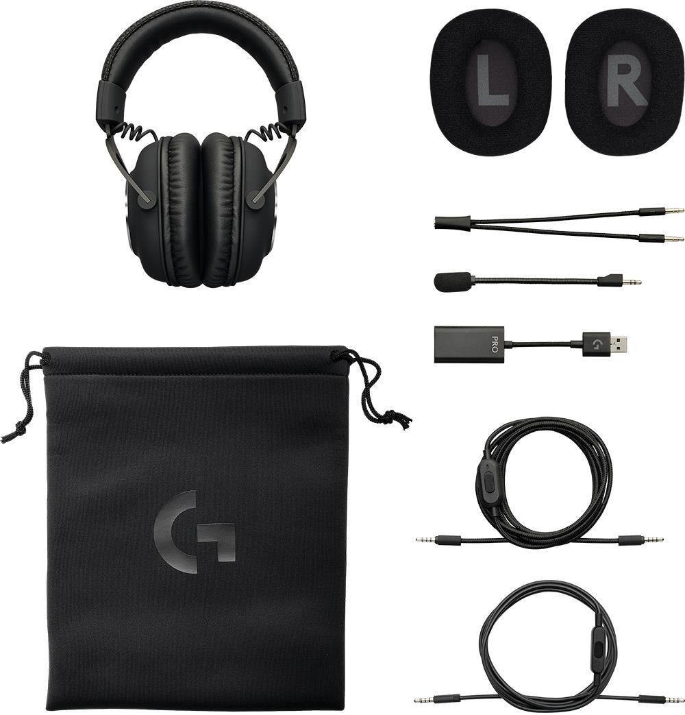Logitech G PRO X Gaming Headset with Blue VOICE