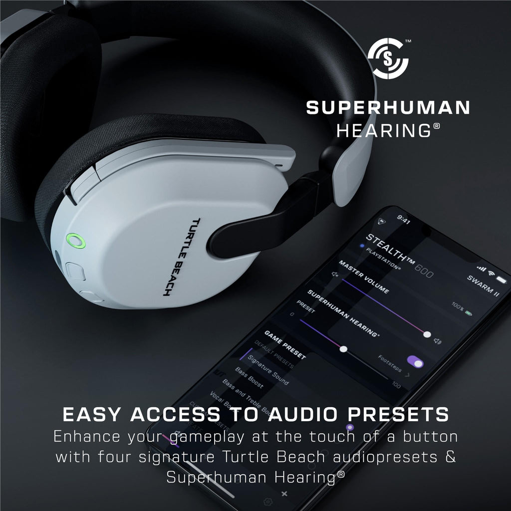 Turtle Beach Stealth 600 Wireless Gaming Headset for PlayStation (White)