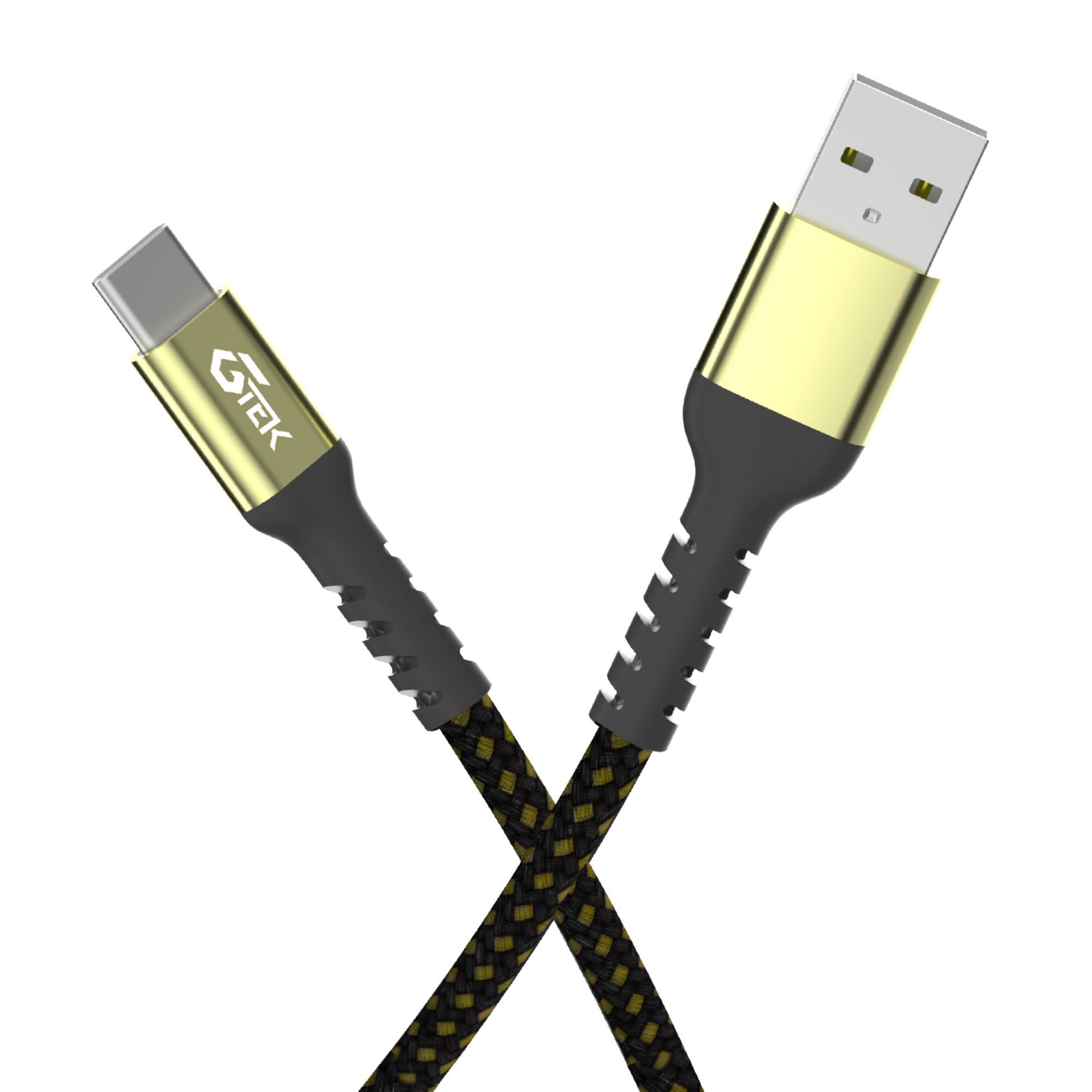 G-Tek Long Length Charge Play Cable (USB-C/Micro USB to USB-A) 3 Metres
