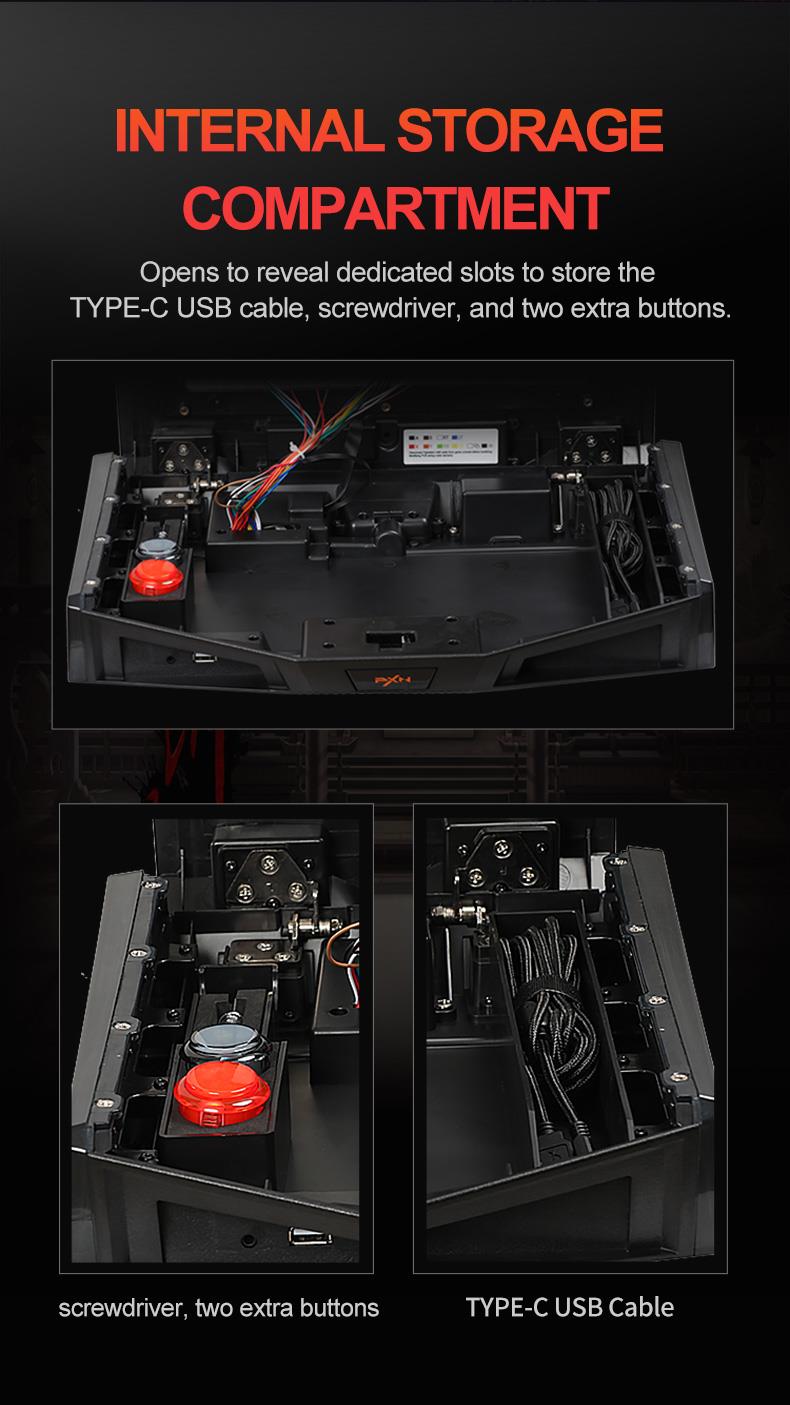 PXN X9 Premium Arcade Fighting Stick with Sanwa Buttons
