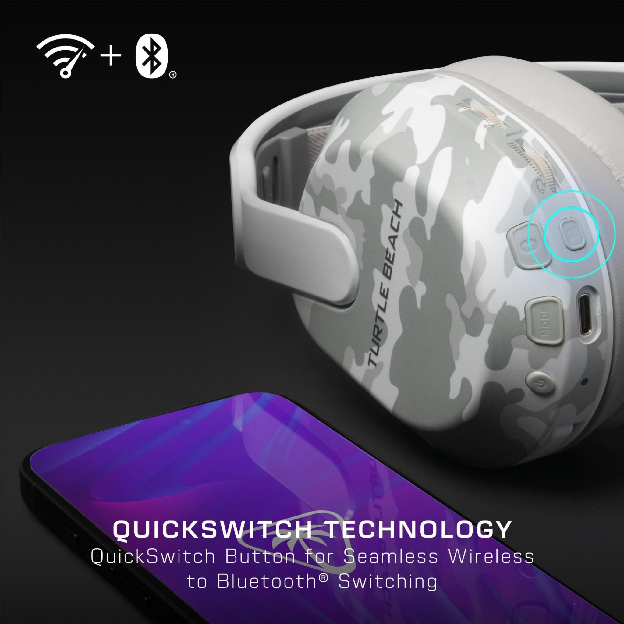 Turtle Beach Stealth 500P Wireless Gaming Headset Arctic Camo