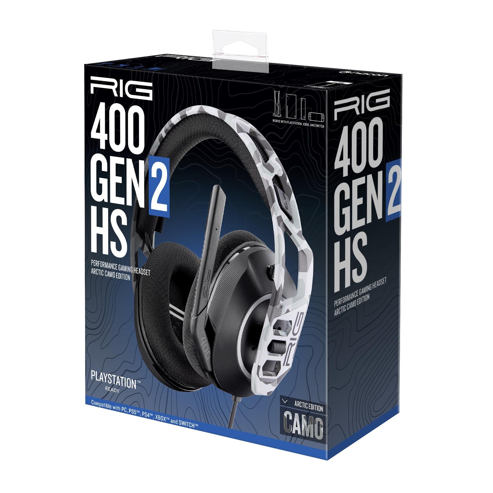 RIG 400 HS Gaming Headset for PlayStation (Arctic Camo - Gen 2)