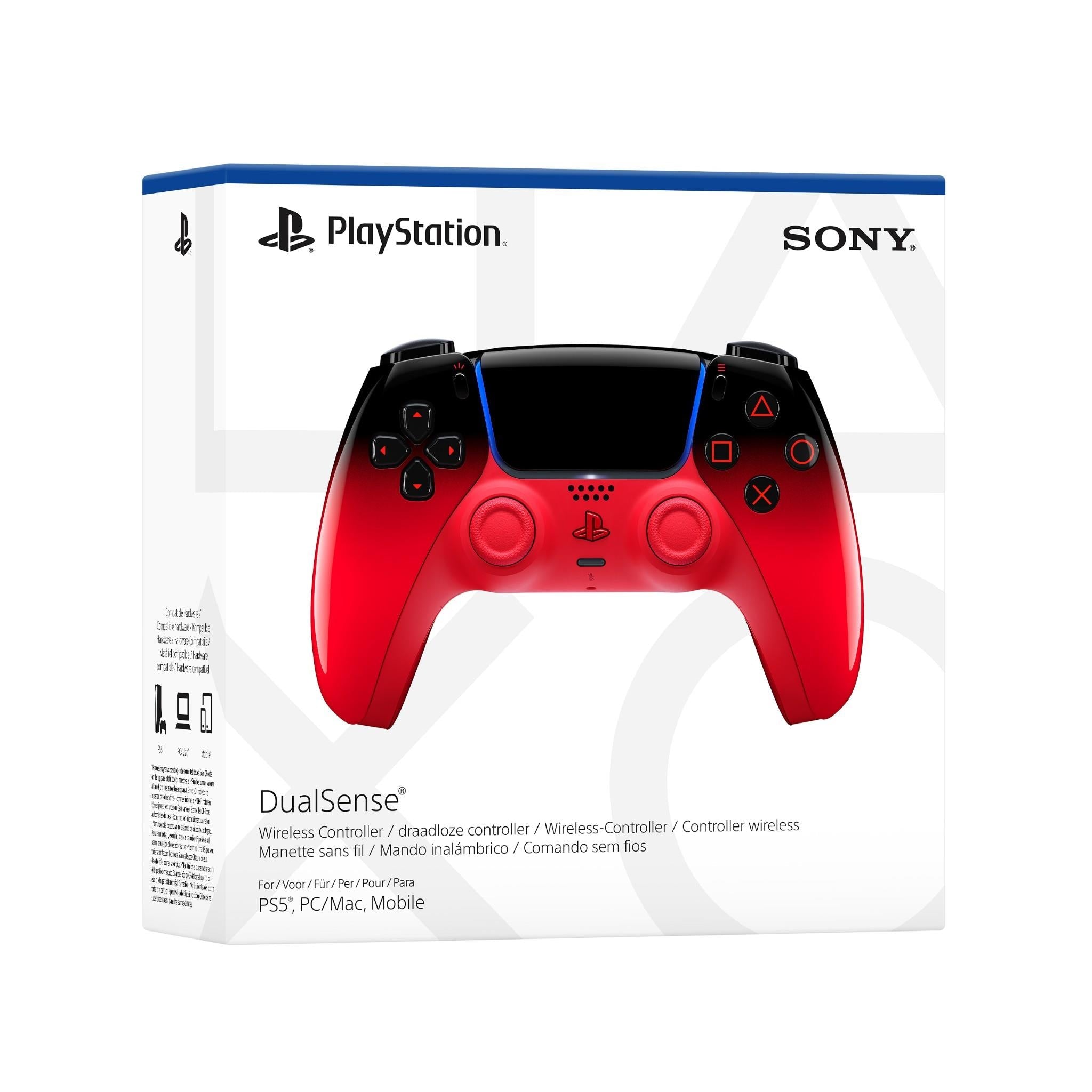 PS5 PlayStation 5 DualSense Wireless Controller Techno Red
