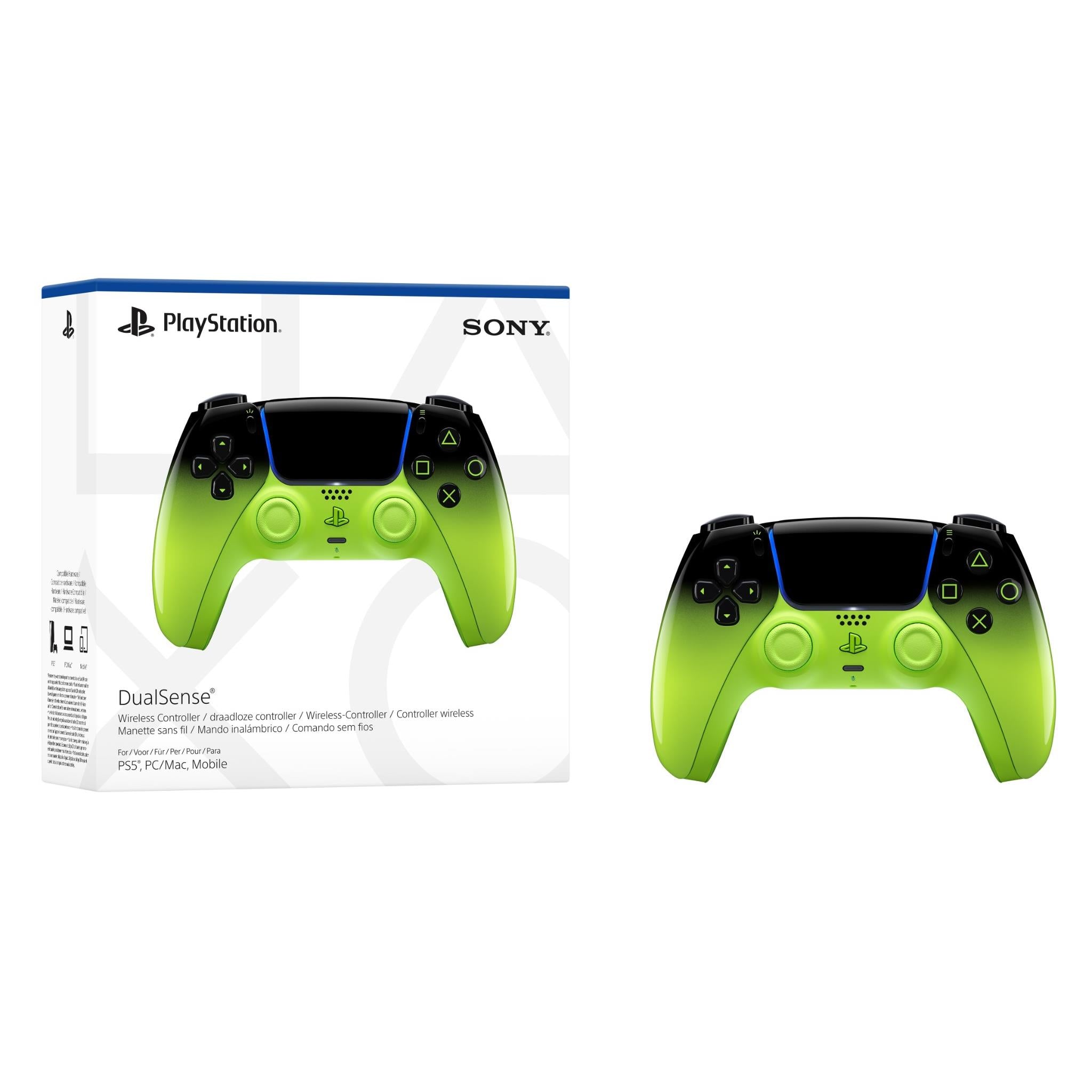 PS5 PlayStation 5 DualSense Wireless Controller Remix Green