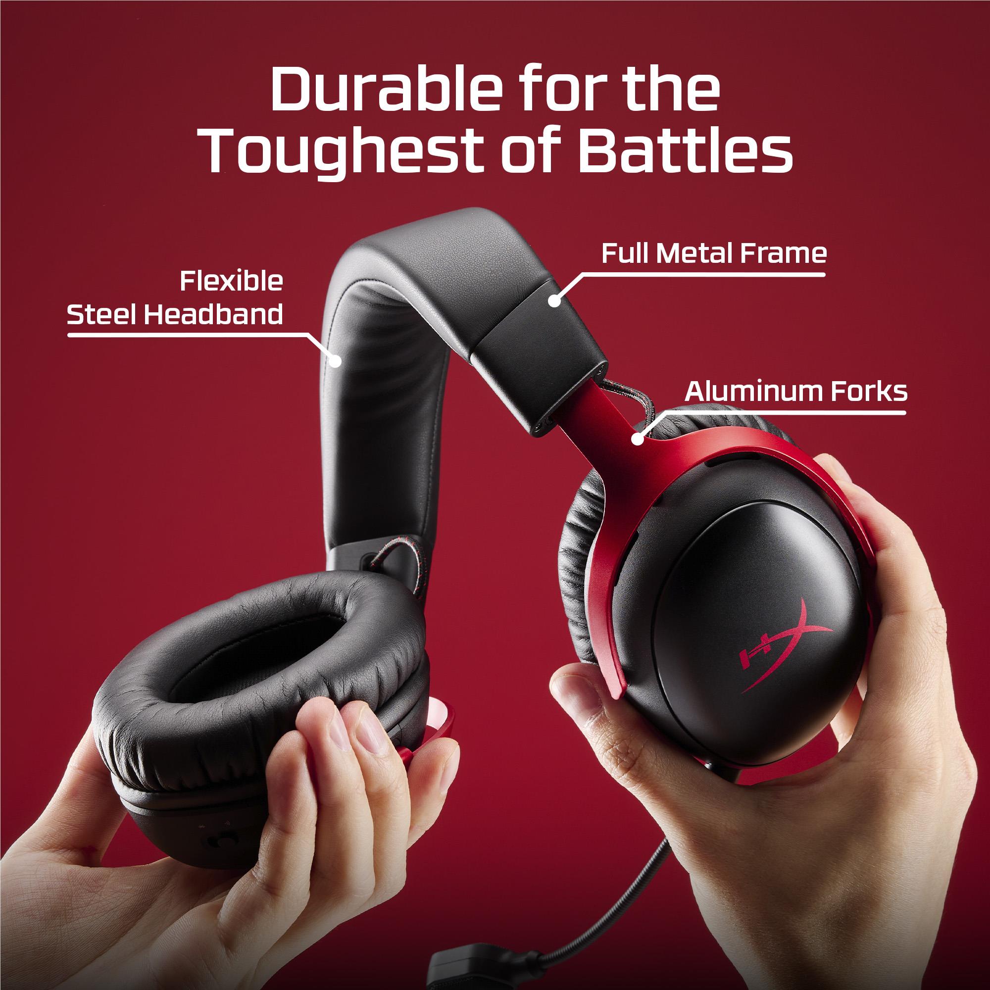 HyperX Cloud III S Wireless Gaming Headset (Black/Red)