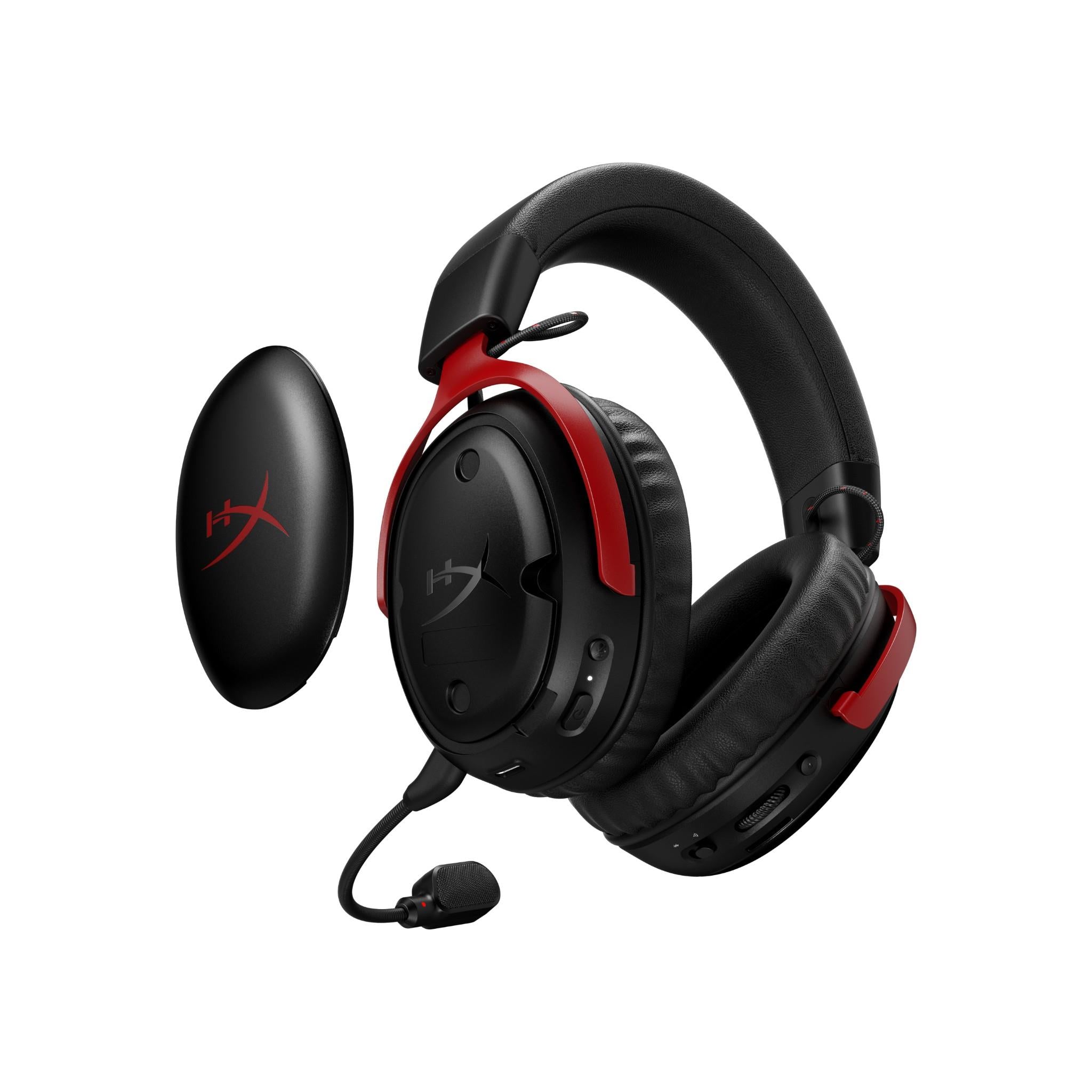 HyperX Cloud III S Wireless Gaming Headset (Black/Red)